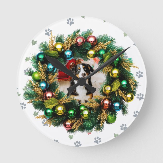 Horloge Ronde Image photo de Joyeuses Howlidays (Recto)