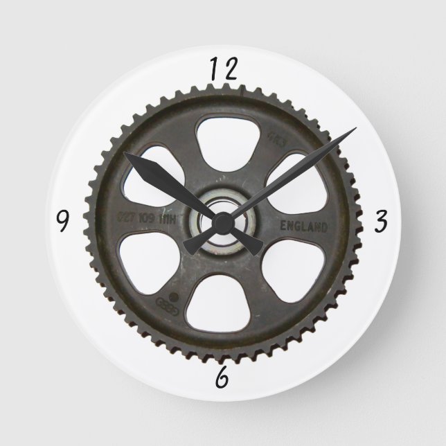 Horloge Ronde In Gear Wall Clock (Recto)