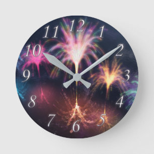 Horloge Ronde Incendie sur l'horloge aquatique