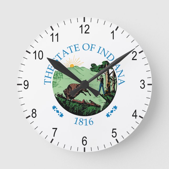 Horloge Ronde Indiana (Recto)