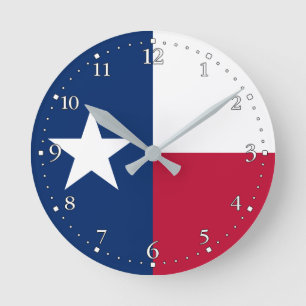 Horloge Ronde Indicateur d'état du Texas