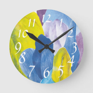 Horloge Ronde Indigo faux III