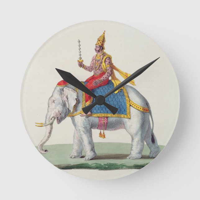 Horloge Ronde Indra ou Devendra, from 'L'Inde francaise...' (Recto)