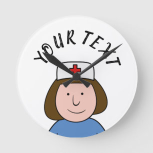 Horloge Ronde Infirmière