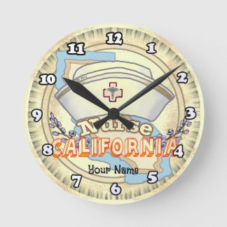 Horloge Ronde Infirmière de Californie