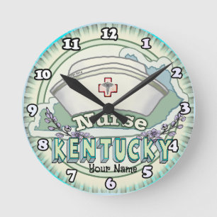 Horloge Ronde Infirmière du Kentucky