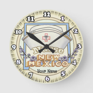 Horloge Ronde Infirmière du Nouveau-Mexique