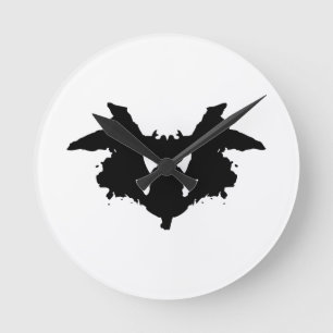 Horloge Ronde Inkblot de Rorschach