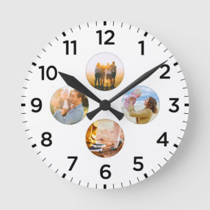 Horloge Ronde Inlay photo 4 Cercle personnalisé