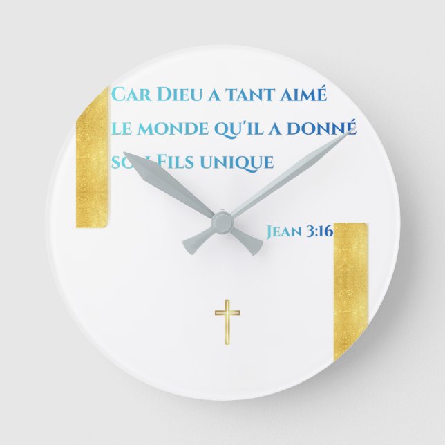 Horloge Ronde Inspiration Divine —  (Recto)