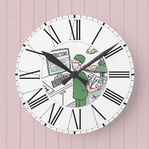 Horloge Ronde Instructions de vérification des chirurgiens à l'é