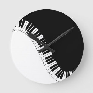 Horloge Ronde Instruments clavier Aziza
