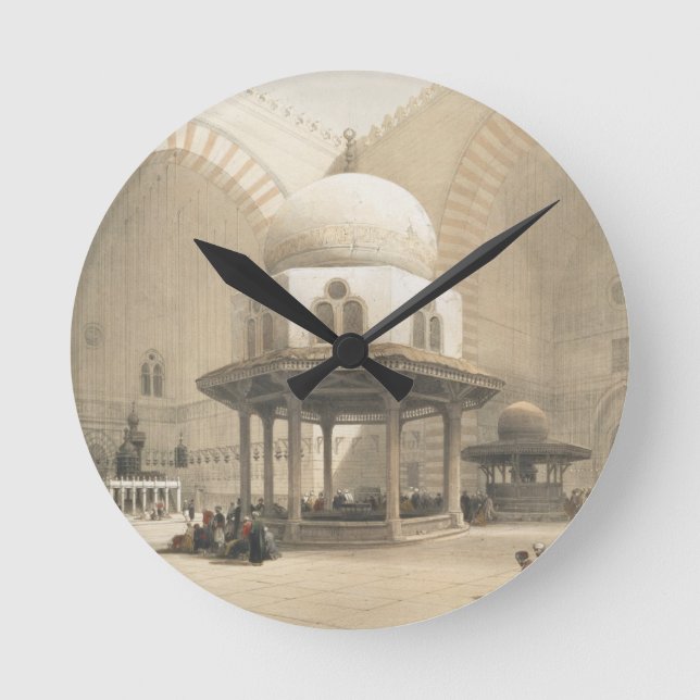 Horloge Ronde Intérieur de la mosquée du Sultan El Ghoree, Ca (Recto)