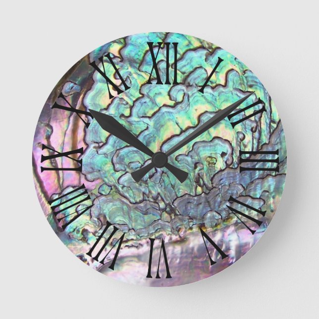 Horloge Ronde Iridescent Beautiful (Recto)