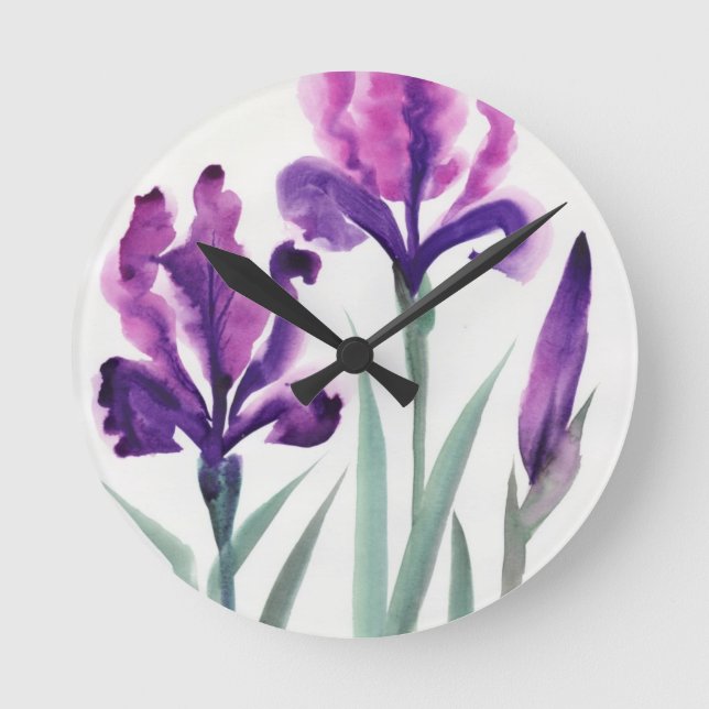 Horloge Ronde Irises (Recto)