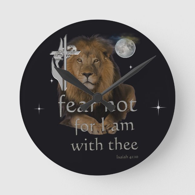 HORLOGE RONDE ISAIAH 41:10 (Recto)
