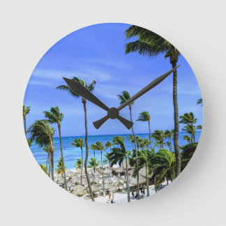 Horloge Ronde Island Time Wall Clock