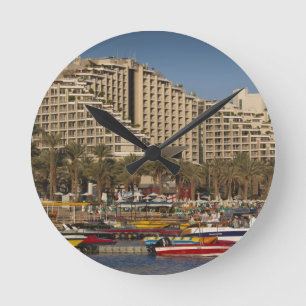 Horloge Ronde Israël, le Néguev, Eilat, le bord de mer Rouge
