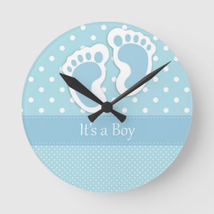 Horloge Ronde It's A Boy