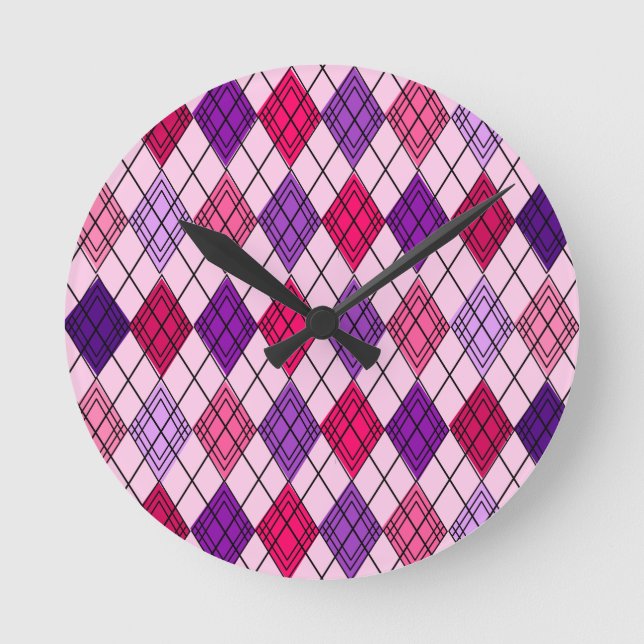 Horloge Ronde Jacquard Art déco  (Recto)