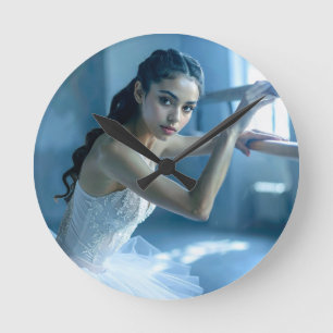 HORLOGE RONDE J'ADORE LE BALLET - BALLET & DANSE