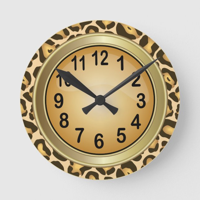 Horloge Ronde Jaguar Animal Print with Tan (Recto)