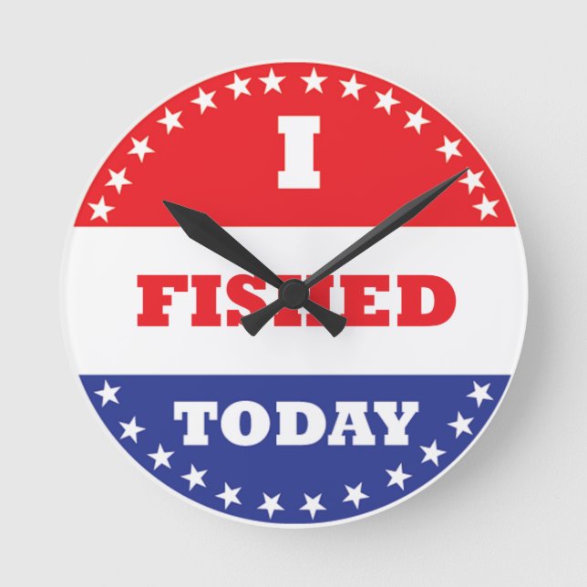 Horloge Ronde J'ai disparu aujourd'hui (Recto)