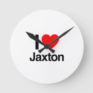 Horloge Ronde J'aime le jaxton