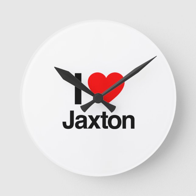 Horloge Ronde J'aime le jaxton (Recto)