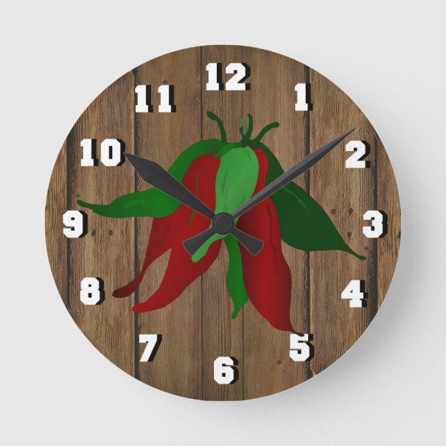 Horloge Ronde Jalapeno Wall Clock (Recto)