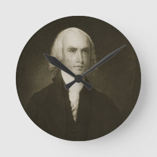Horloge Ronde James Madison, 4ème Président des États-Unis