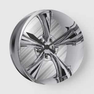 Horloge Ronde Jante Chrome