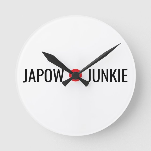 Horloge Ronde Japow Junkie  (Recto)
