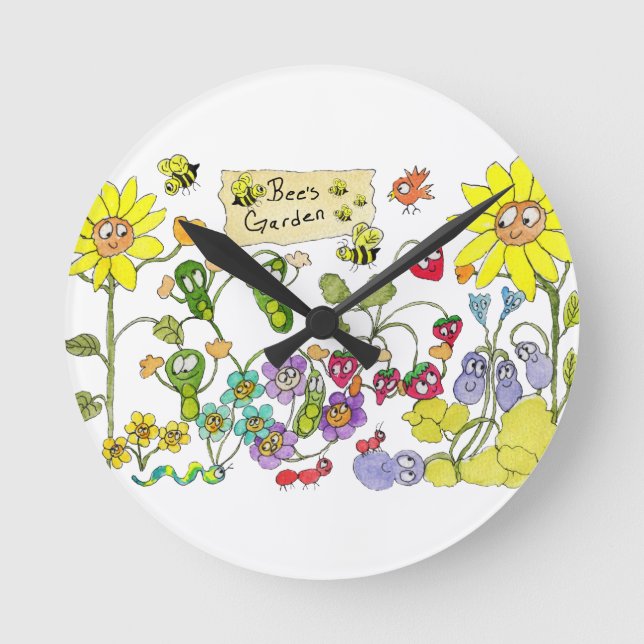 Horloge Ronde Jardin des abeilles (Recto)