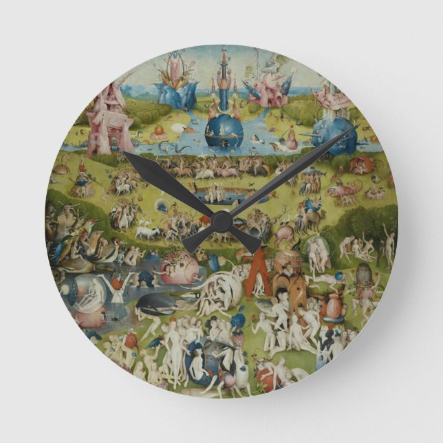 Horloge Ronde Jardin des délices terrestres, 1490-1500 (Recto)
