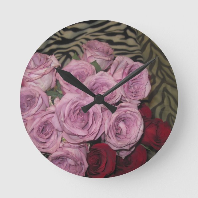 Horloge Ronde Jardin Floral (Recto)
