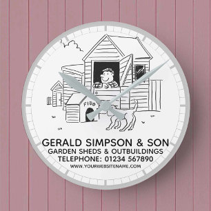 Horloge Ronde Jardins, chenilles et dépendances