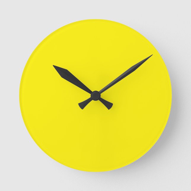 Horloge Ronde jaune (Recto)