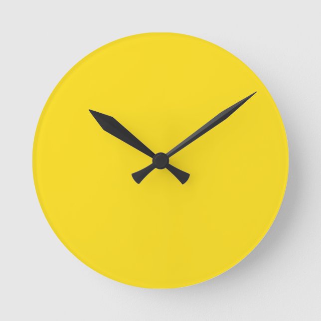 Horloge Ronde jaune (Recto)