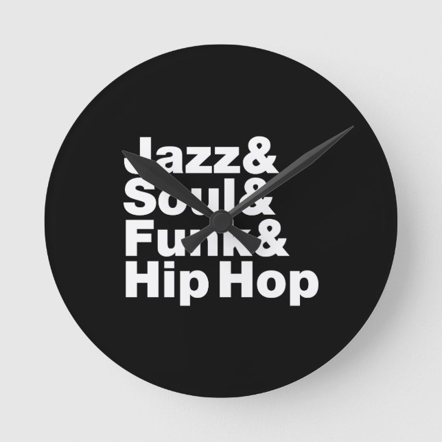 Horloge Ronde Jazz & Soul & Funk & Hip hop (Recto)