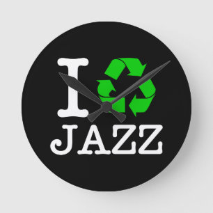 Horloge Ronde Je Recycle Le Jazz