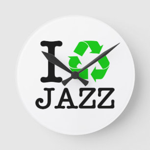 Horloge Ronde Je Recycle Le Jazz