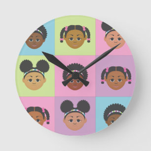 Horloge Ronde Je suis fière d'être ma nature ! Cadeaux De Carrea