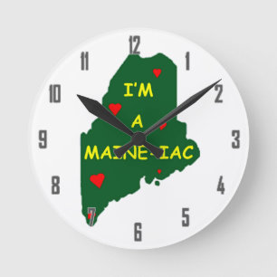 HORLOGE RONDE JE SUIS UN IAC MAINE