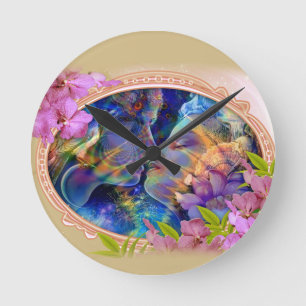 Horloge Ronde Je t'aime