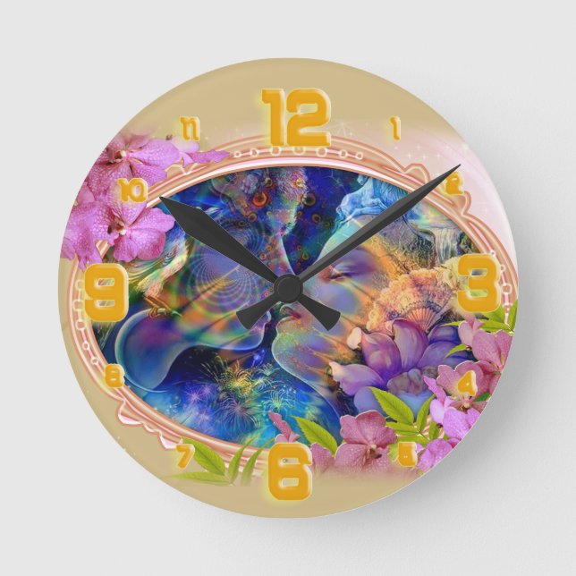 Horloge Ronde Je t'aime (Recto)