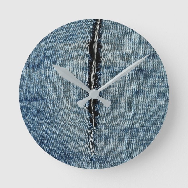 Horloge Ronde Jeans arrachés (Recto)