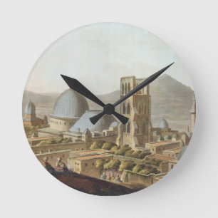 Horloge Ronde Jérusalem avec l'église de la tombe sainte, p