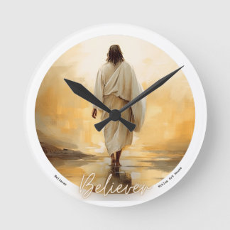 Horloge Ronde Jésus Watch, Bible, Wall Clock, Christianity