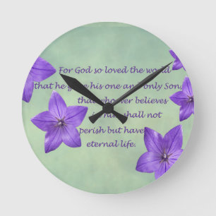Horloge Ronde John 3:16